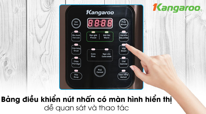 Nồi cơm điện tử Kangaroo KG18DR6