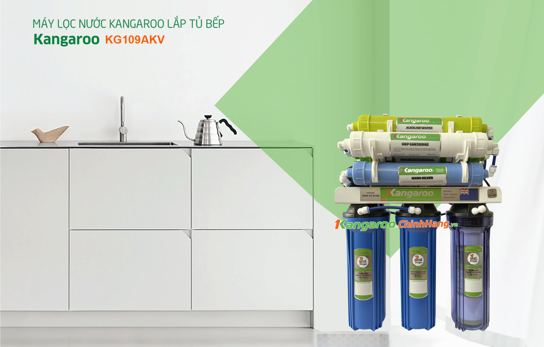 Máy lọc nước Kangaroo KG109A KV