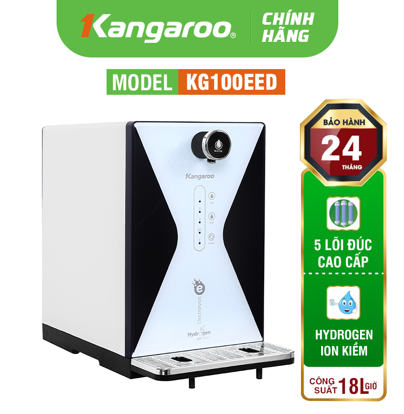 Máy lọc nước Kangaroo Hydrogen ion kiềm KG100EED LUX Series