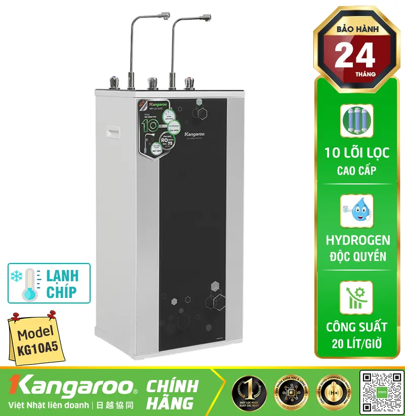  Máy lọc nước Kangaroo Hydrogen Nóng Lạnh KG10A5
