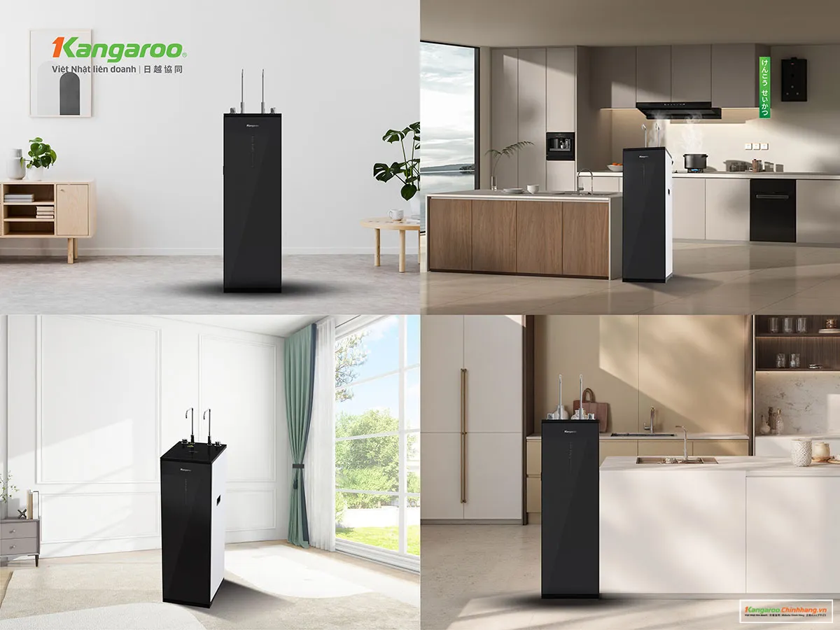 Máy lọc nước Kangaroo Hydrogen nóng lạnh KG12S2H4 Máy lọc nước Kangaroo Hydrogen nóng lạnh KG12S2H4