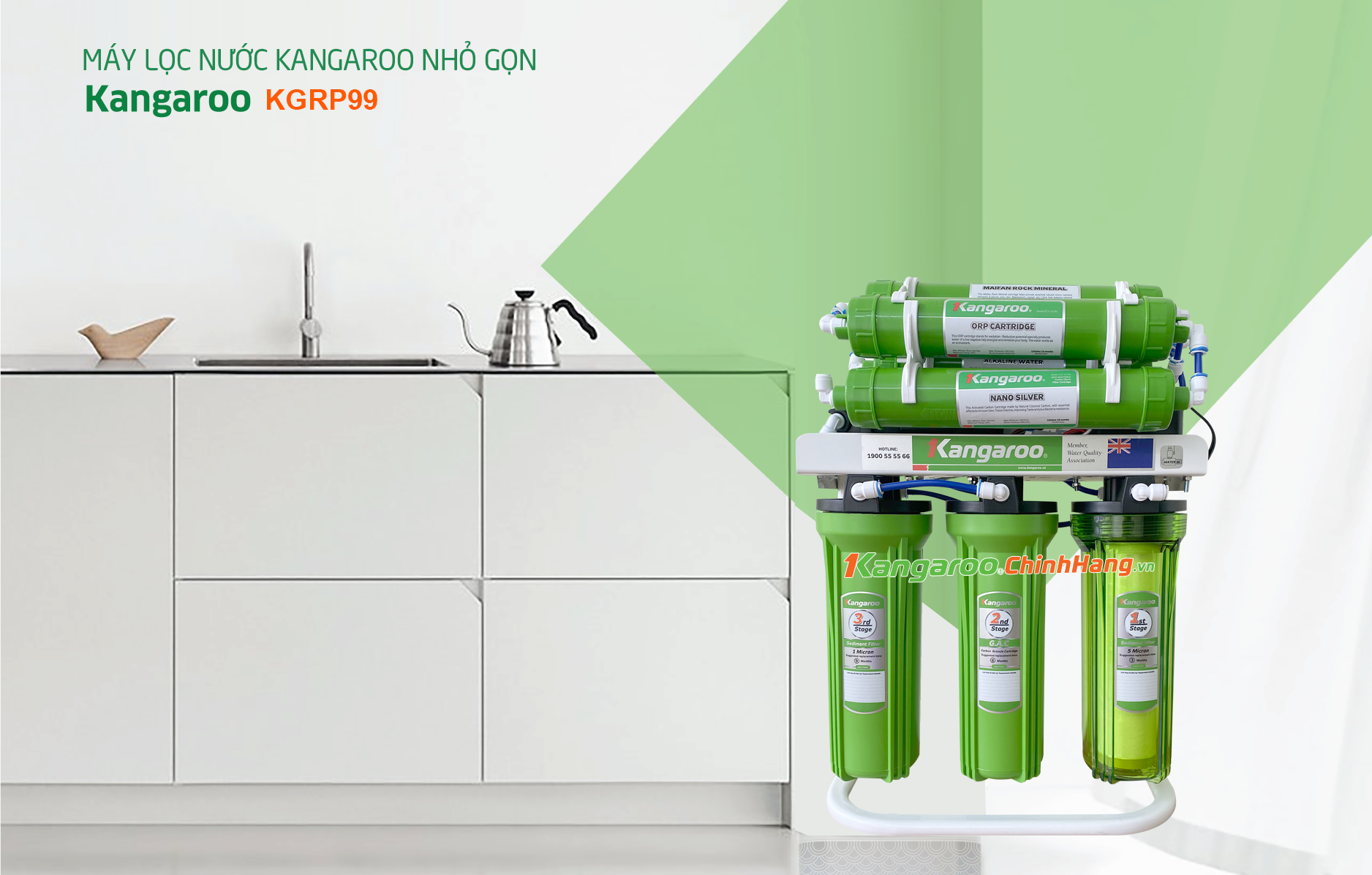 Máy lọc nước Kangaroo KGRP99 - 9 Cấp Lọc