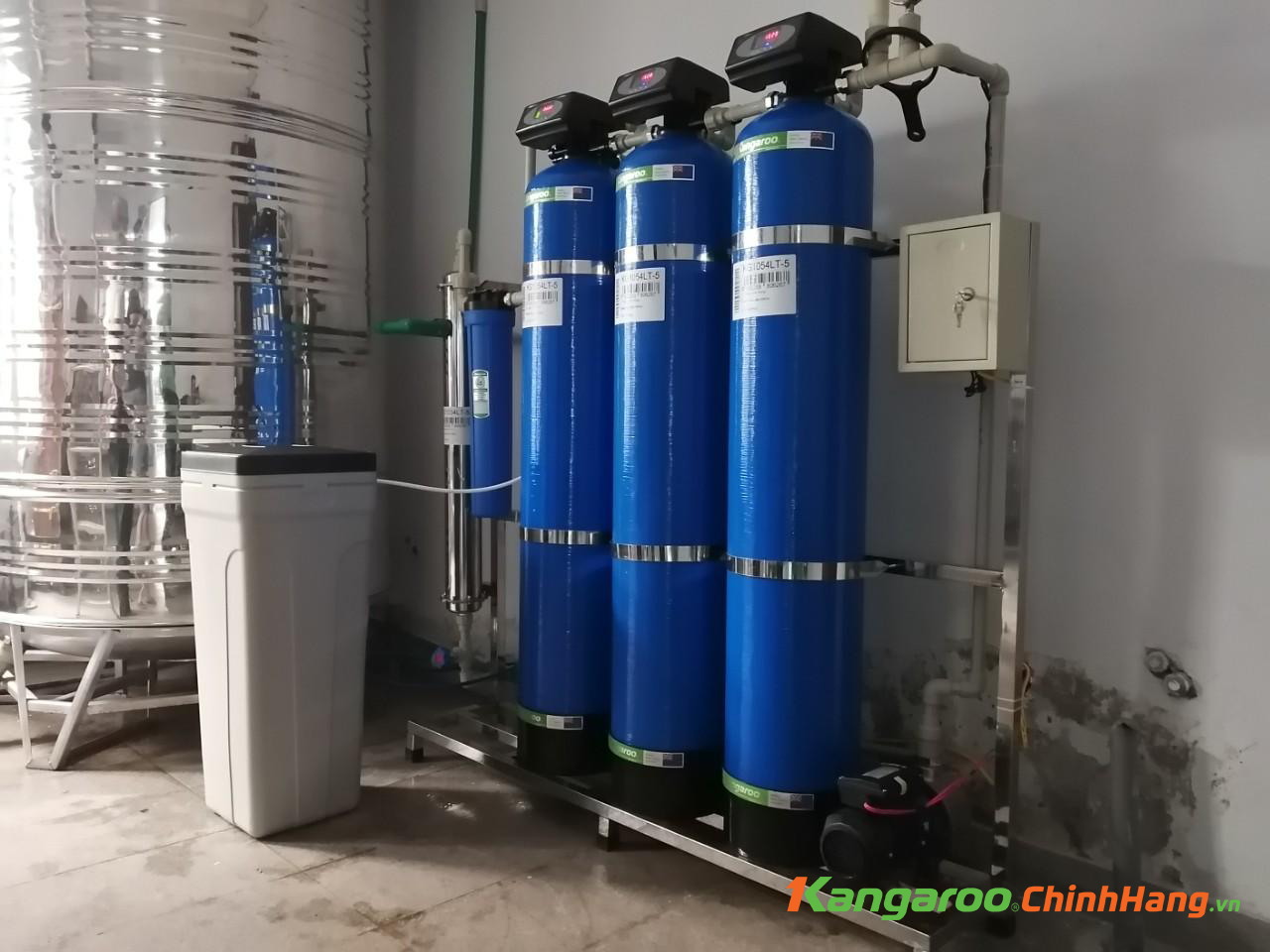 Bộ lọc tổng đầu nguồn Kangaroo KG1054LT-5 - 5 cấp lọc