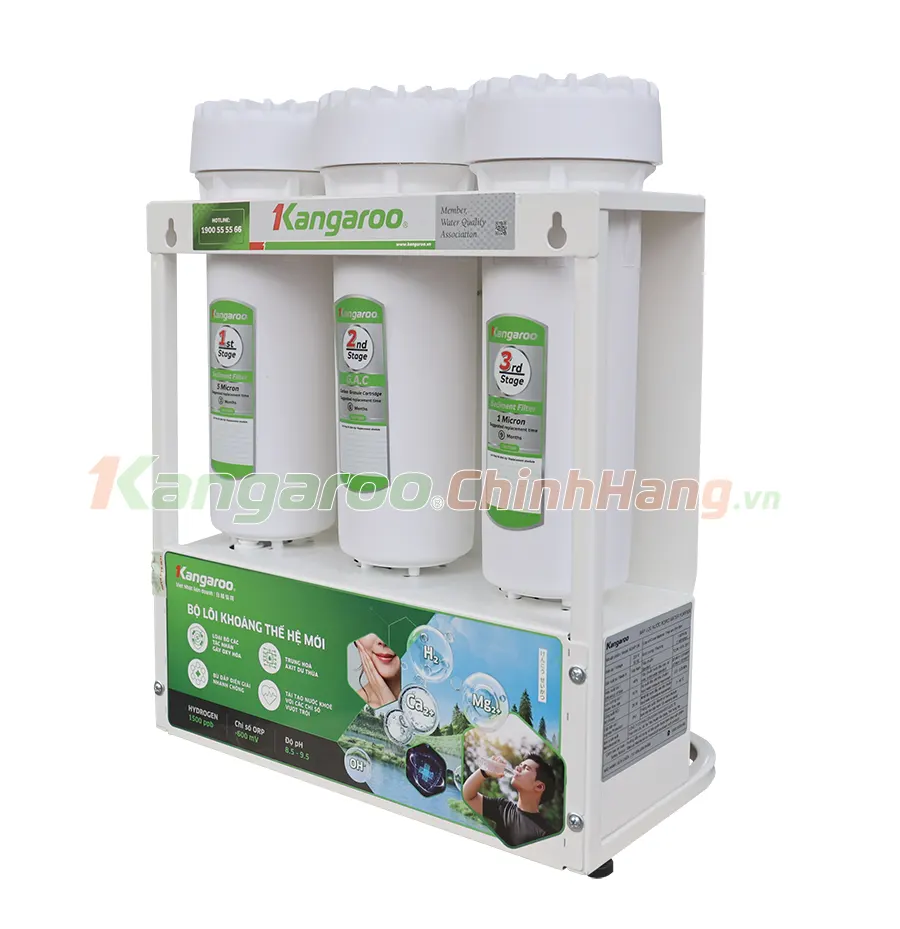 Máy lọc nước Kangaroo Hydrogen KGHP12K - 12 Lõi Mới 2025