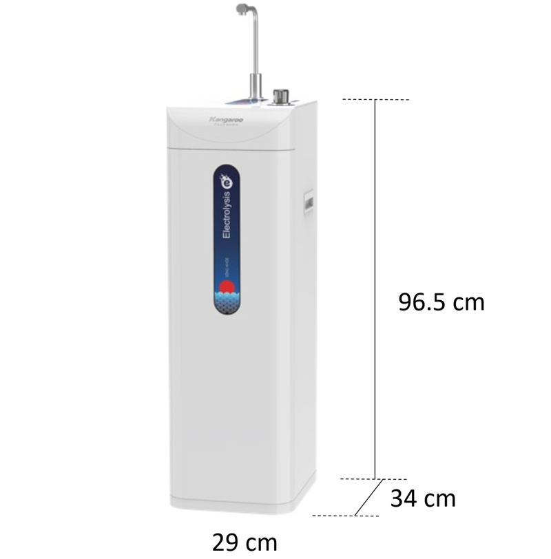 Máy lọc nước Kangaro Hydrogen ion Kiềm KG10A8ES - Nóng Lạnh Nguội