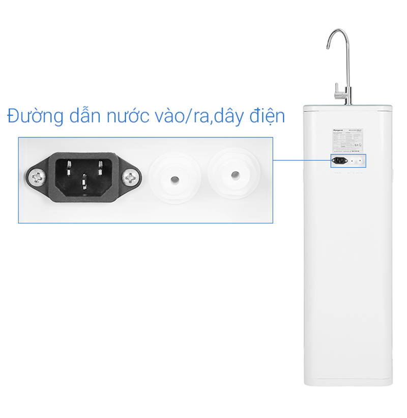 Máy lọc nước Kangaroo Hydrogen ion kiềm Oval KG100EO