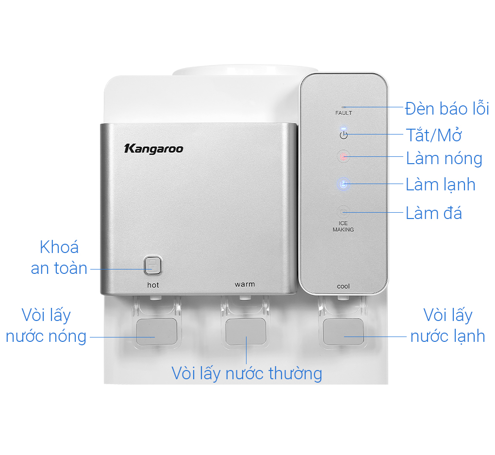 Cây nước nóng lạnh Kangaroo KG65A3
