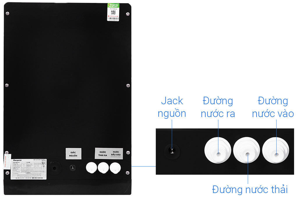 Máy lọc nước Kangaroo Hydrogen ion kiềm KG100EED LUX Series