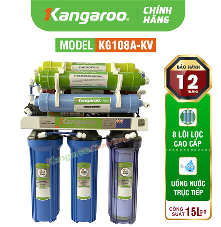 Máy lọc nước Kangaroo KG108A KV - Mẫu mới 2024