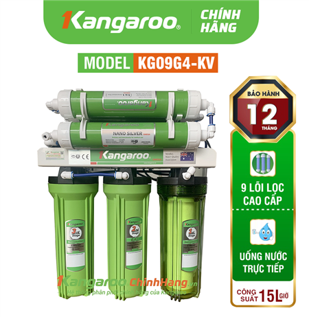 Máy lọc nước Kangaroo KG09G4 Không Tủ 9 Lõi