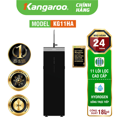 Máy lọc nước Kangaroo Hydrogen KG11HA - 11 Lõi lọc, Mẫu mới 2025