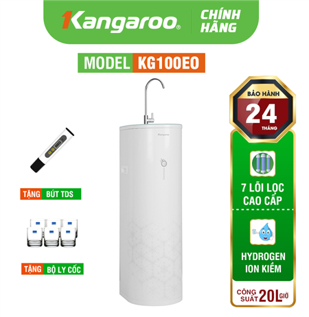 Máy lọc nước Kangaroo Hydrogen ion kiềm Oval KG100EO