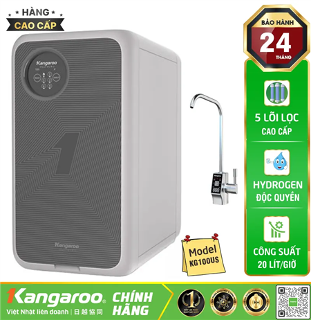 Máy lọc nước Kangaroo Hydrogen KG100US - Thông Minh, Mẫu 2025