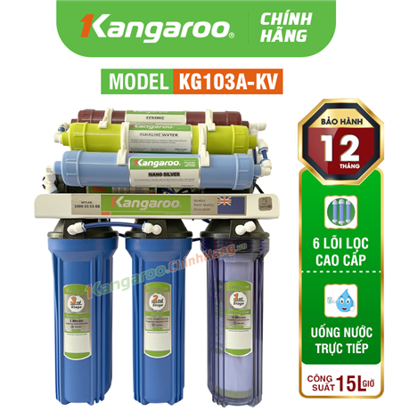 Máy lọc nước Kangaroo KG103A KV - 6 Lõi lọc