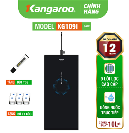 Máy Lọc Nước Kangaroo Infinity KG109I - 9 Lõi - Mẫu Mới 2023