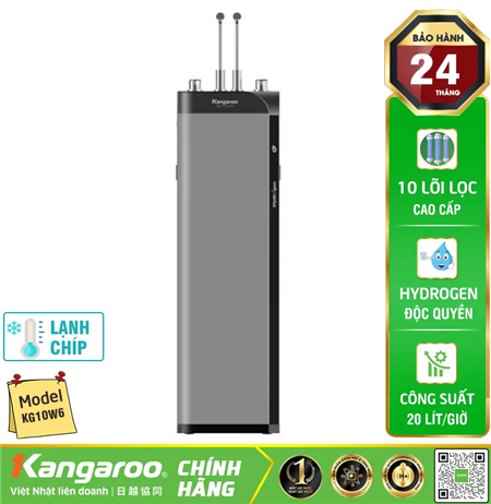 Máy lọc nước Kangaroo Hydrogen nóng lạnh Waterfall KG10W6