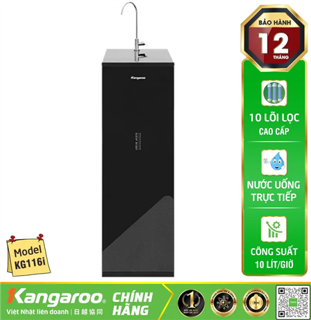 Máy lọc nước Kangaroo KG116i - 10 Lõi lọc - Mẫu Mới 2025