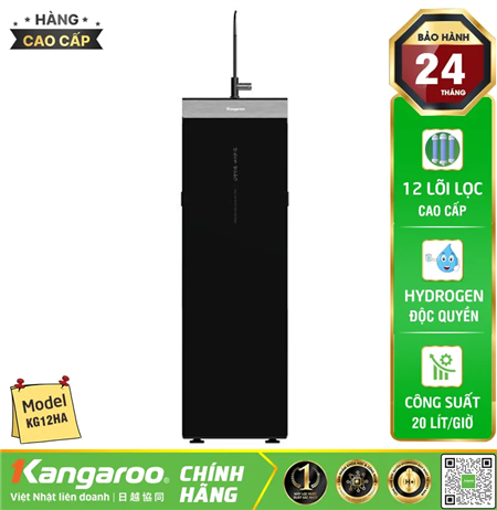 Máy lọc nước Kangaroo Hydrogen KG12HA - 12 Lõi lọc, Mẫu mới 2025