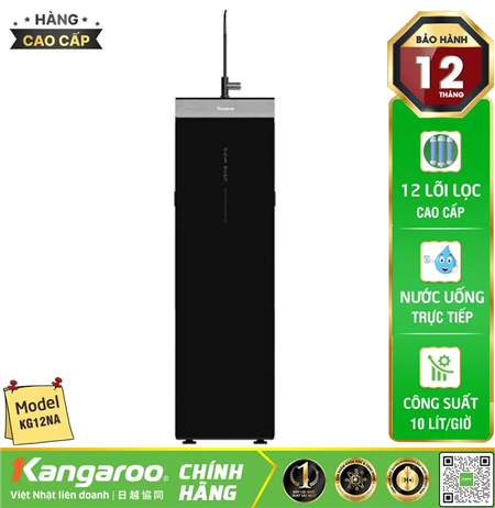 Máy lọc nước Kangaroo KG12NA - 12 lõi lọc, Mẫu mới 2025