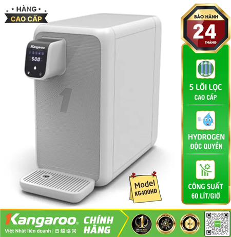 Máy lọc nước Kangaroo Hydrogen KG400HD - 5 Lõi lọc, Mẫu mới 2025