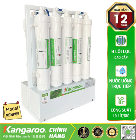 Máy lọc nước Kangaroo KGHP66 - Hydrogen - Mẫu 2025