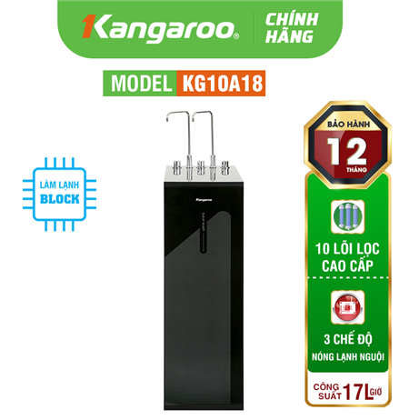 Máy lọc nước nóng lạnh Kangaroo KG10A18 - 10 Lõi Lọc