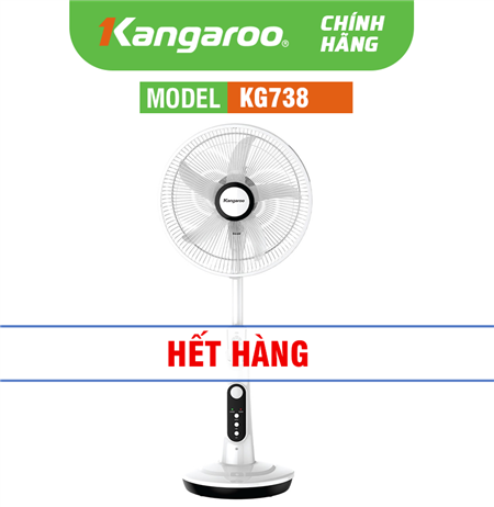 Quạt sạc điện Kangaroo KG738