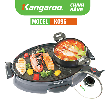 Nồi Lẩu nướng đa năng Kangaroo KG95