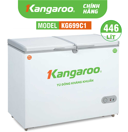 Tủ đông kháng khuẩn Kangaroo KG699C1 - 446 lít