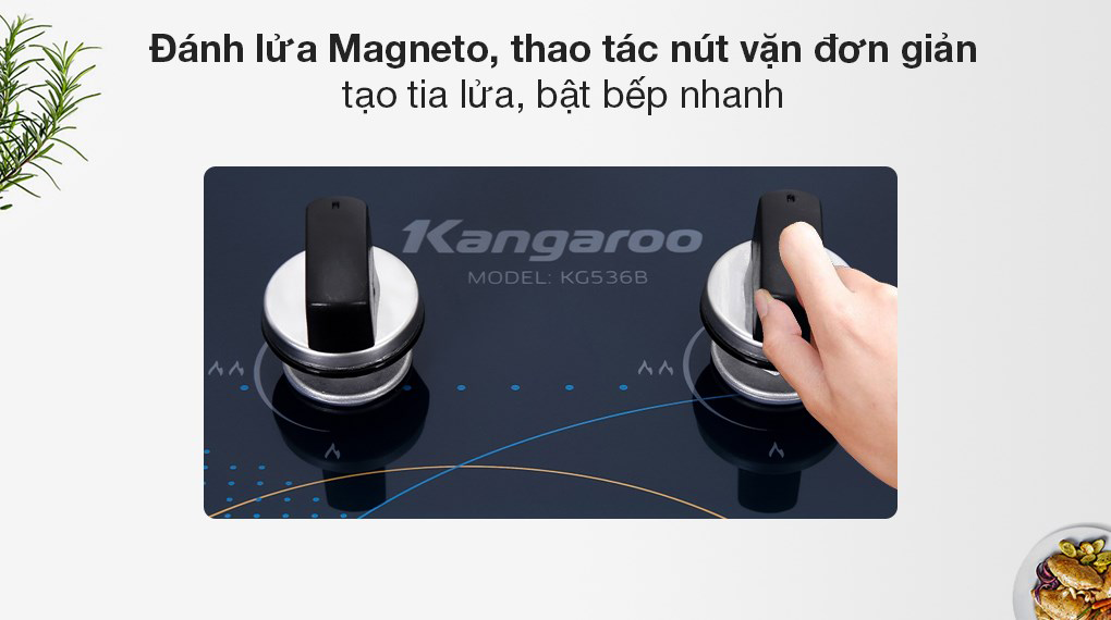 Bếp Gas Âm Kangaroo KG536B