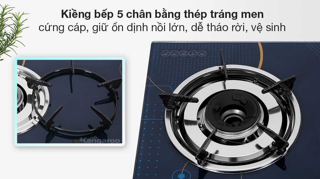 Bếp Gas Âm Kangaroo KG536B