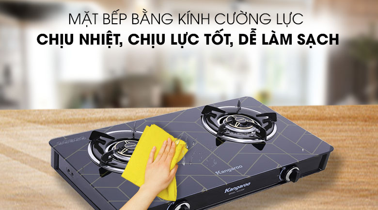 Bếp Gas đôi Kangaroo KG526M