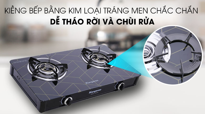 Bếp Gas đôi Kangaroo KG526M