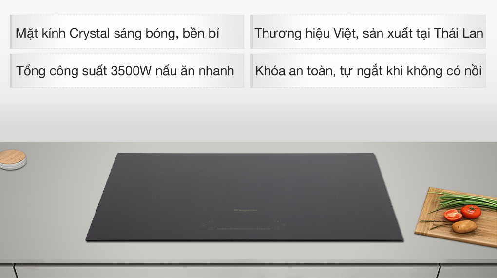 Bếp từ đôi Thái lan Kangaroo KG851i