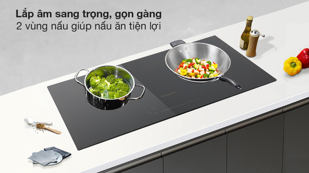 Bếp từ đôi Thái lan Kangaroo KG851i