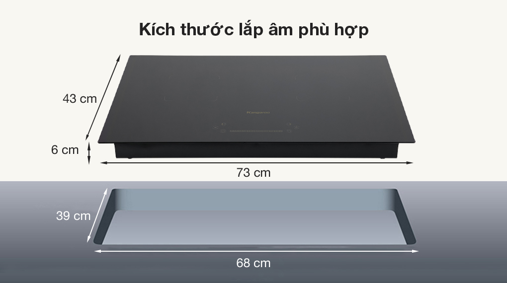 Kích thước bếp