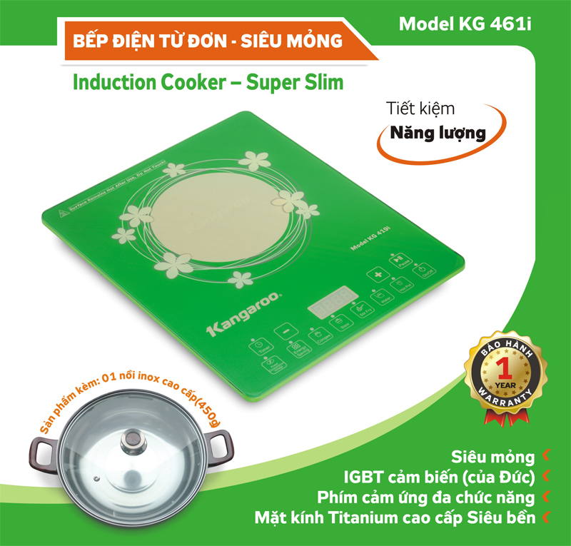Bếp từ đơn Kangaroo KG461i