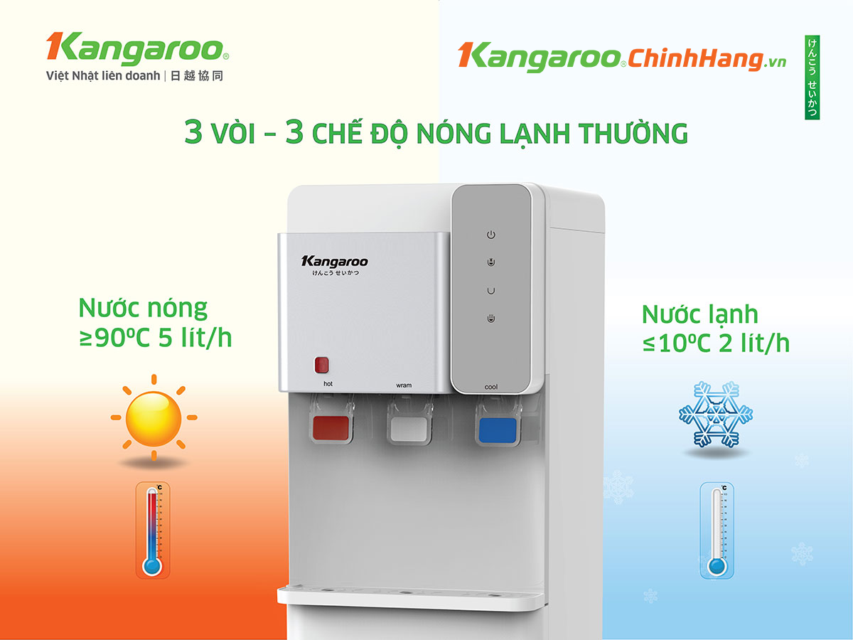 Cây nước nóng lạnh Kangaroo KG63A3