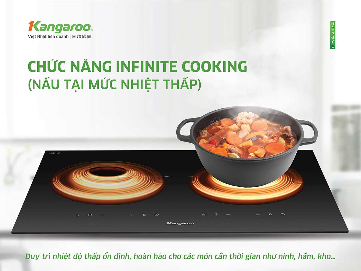 Bếp từ đôi lắp âm Kangaroo KGIC50D1C