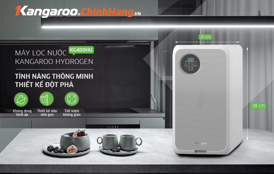 Thông số kỹ thuật máy lọc nước Kangaroo Hydrogen KG400HU