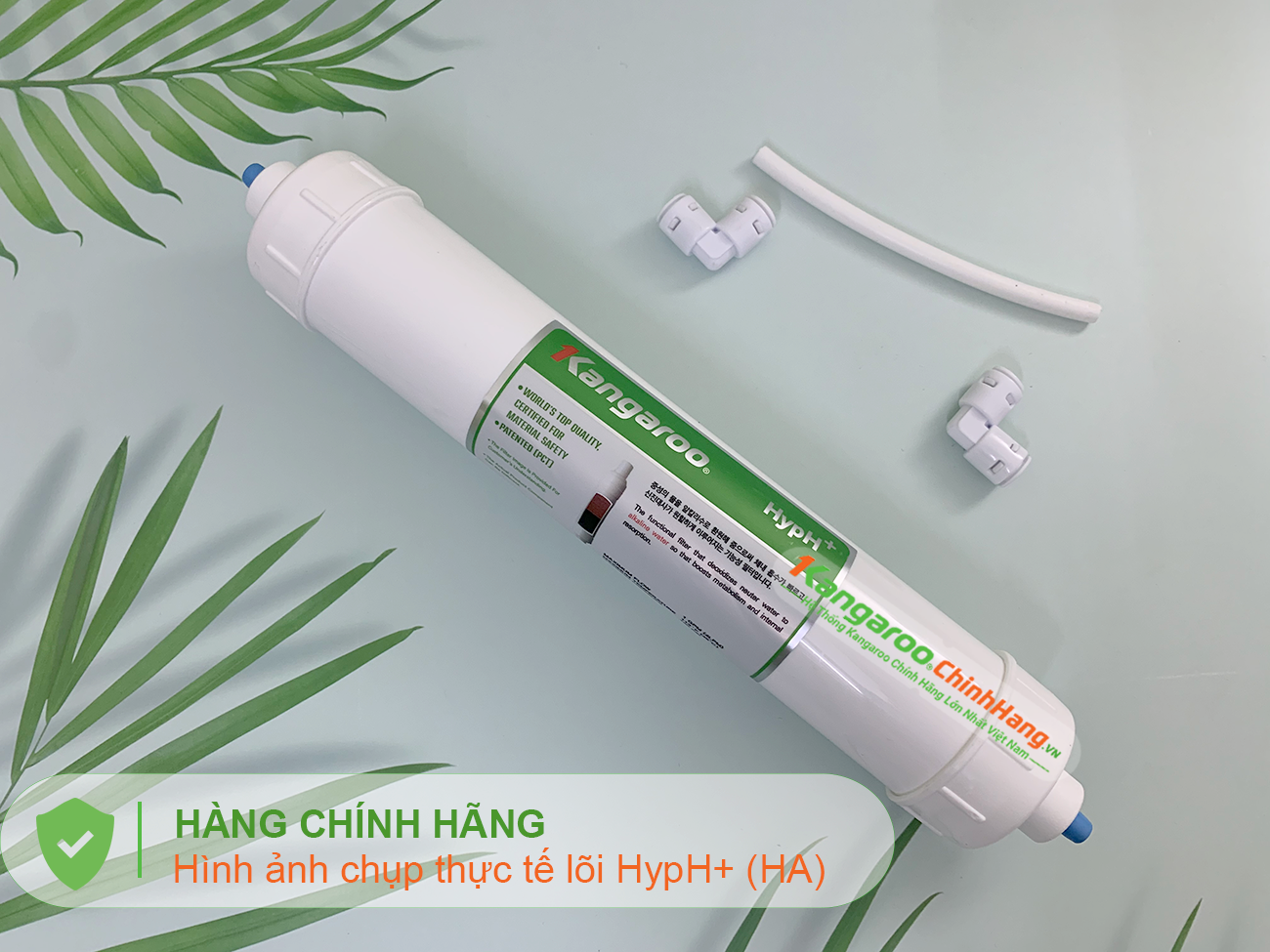 Hình ảnh thực tế Lõi lọc nước Kangaroo Hydrogen số 7 HypH + (HA) Hình ảnh thực tế Lõi lọc nước Kangaroo Hydrogen số 7 HypH + (HA)