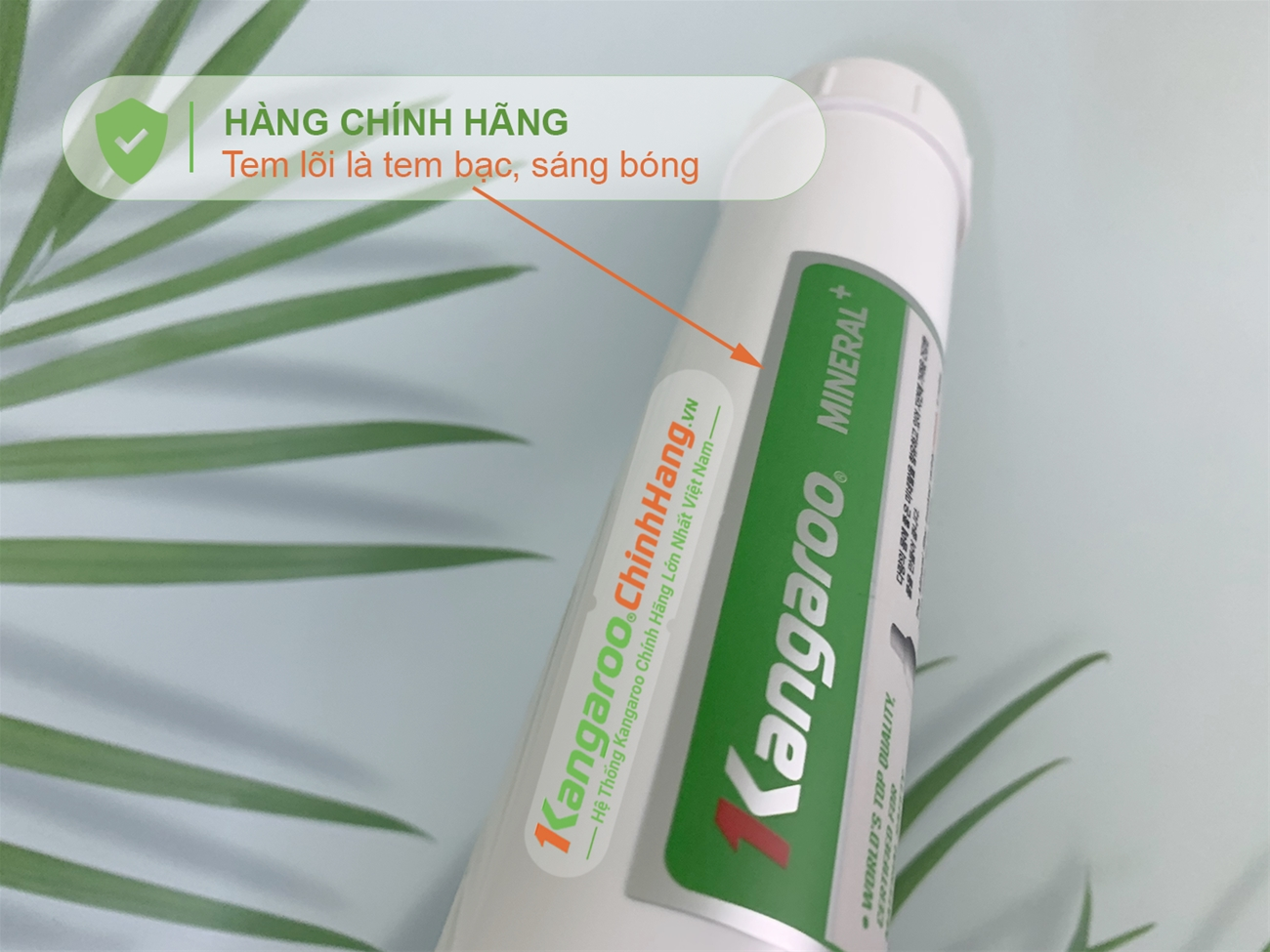 Lõi lọc nước Kangaroo Hydrogen số 8 Mineral + (HA) sử dụng tem bạc Lõi lọc nước Kangaroo Hydrogen số 8 Mineral + (HA) sử dụng tem bạc
