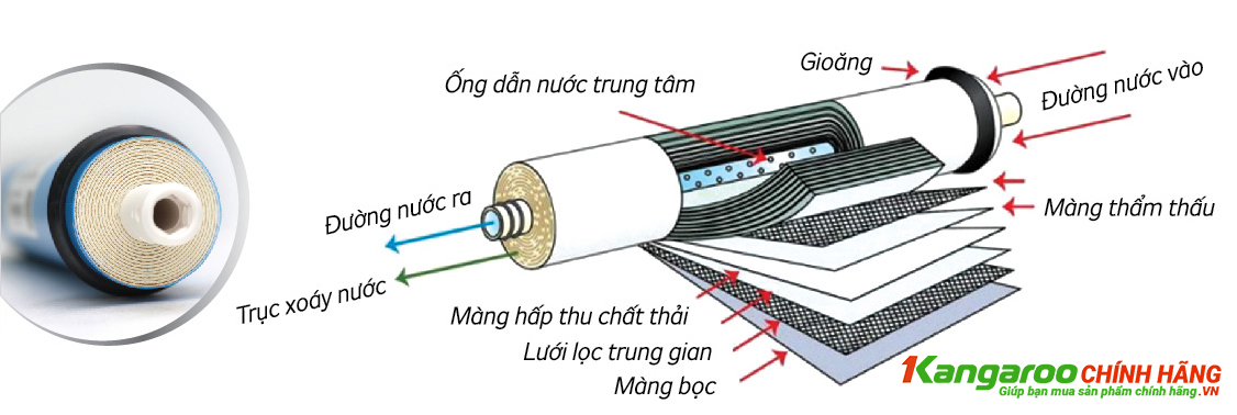 Màng lọc RO Kangaroo