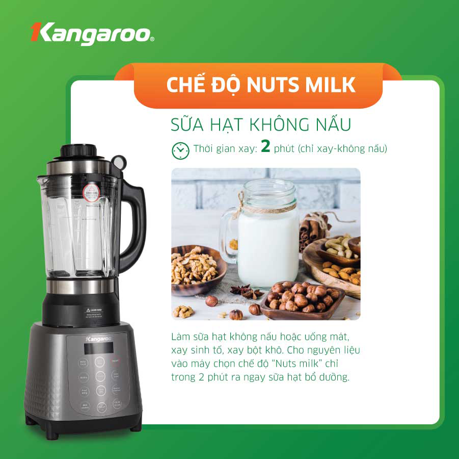 Máy làm sữa hạt Kangaroo KG12BH