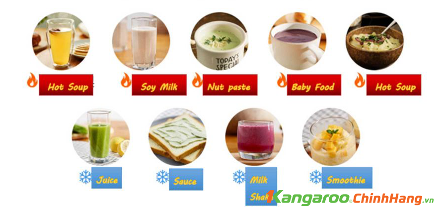 Máy xay nấu đa năng Kangaroo KG175HB1