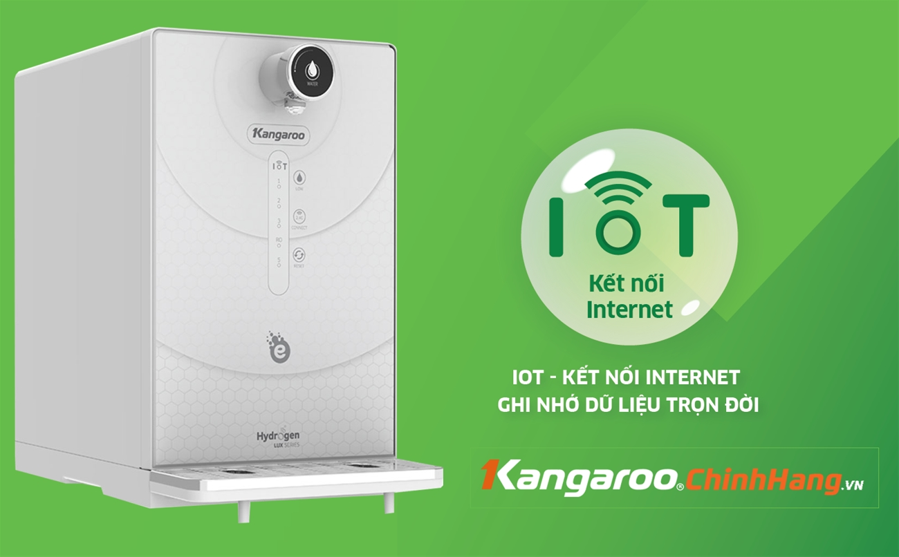 Máy lọc nước Kangaroo Hydrogen ion kiềm KG100EED-IoT