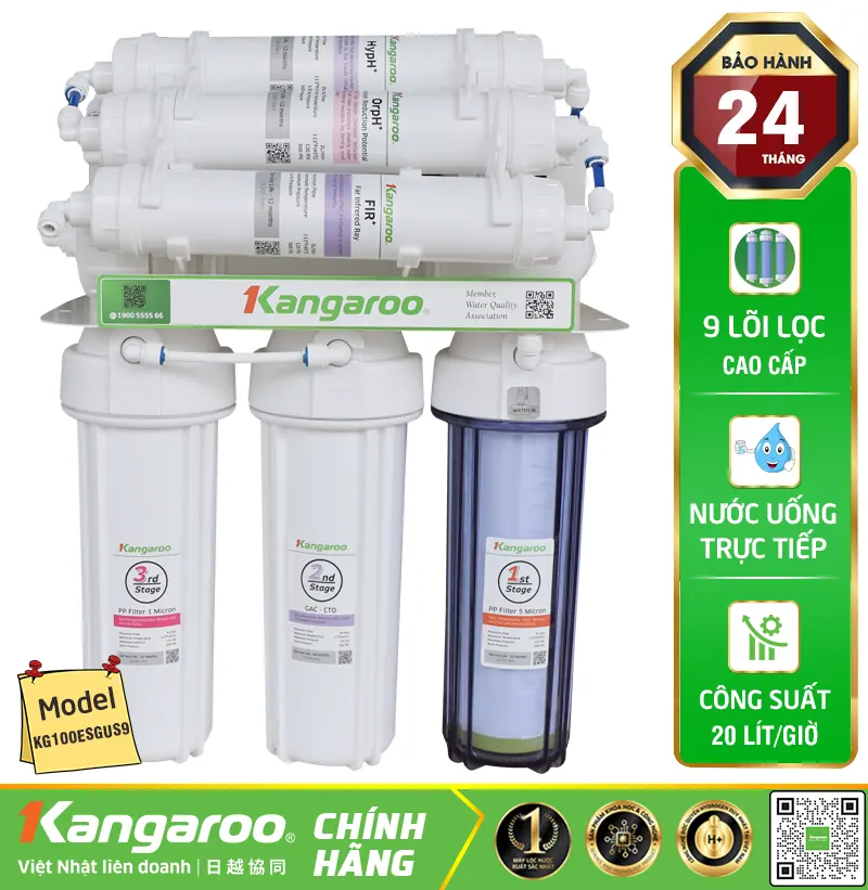 Máy lọc nước Kangaroo Hydrogen KG100ESGUS9