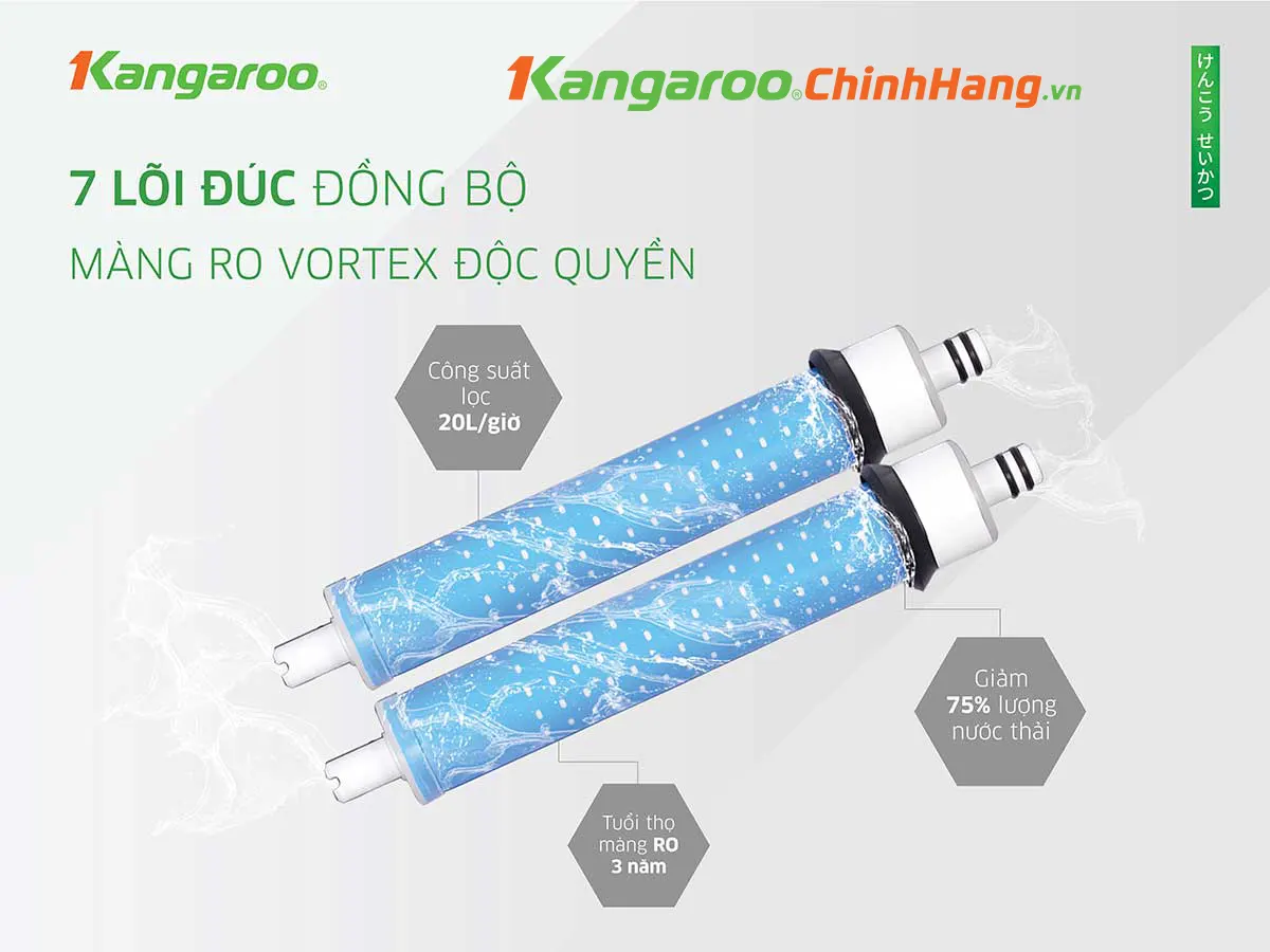  Máy lọc nước Kangaroo Alkaline Waterfall KG100EW