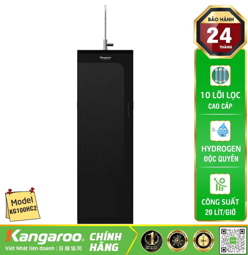 Máy lọc nước Kangaroo Hydrogen KG100HC2 - Mẫu Mới 2025