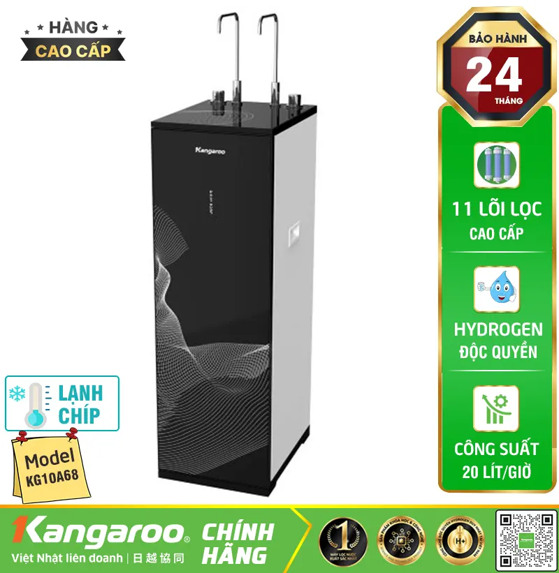 Máy lọc nước Kangaroo Hydrogen KG10A68 - Hàng Cao Cấp 2025